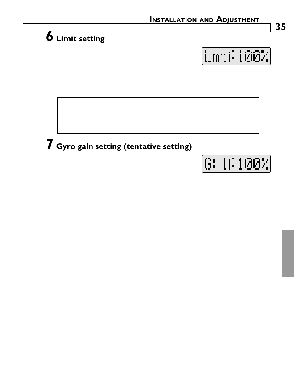 Futaba GY601 User Manual | Page 35 / 43