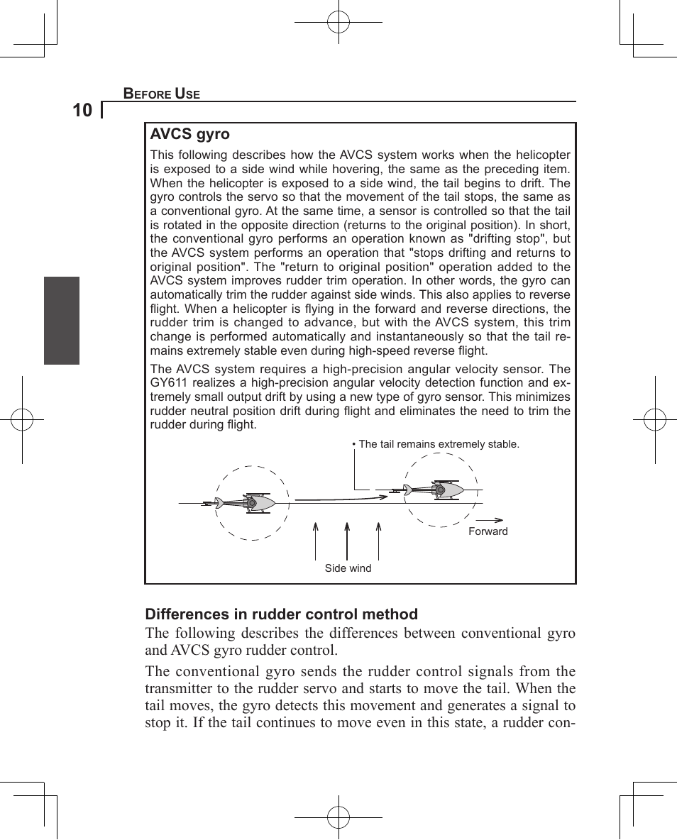 Futaba GY611 User Manual | Page 10 / 43