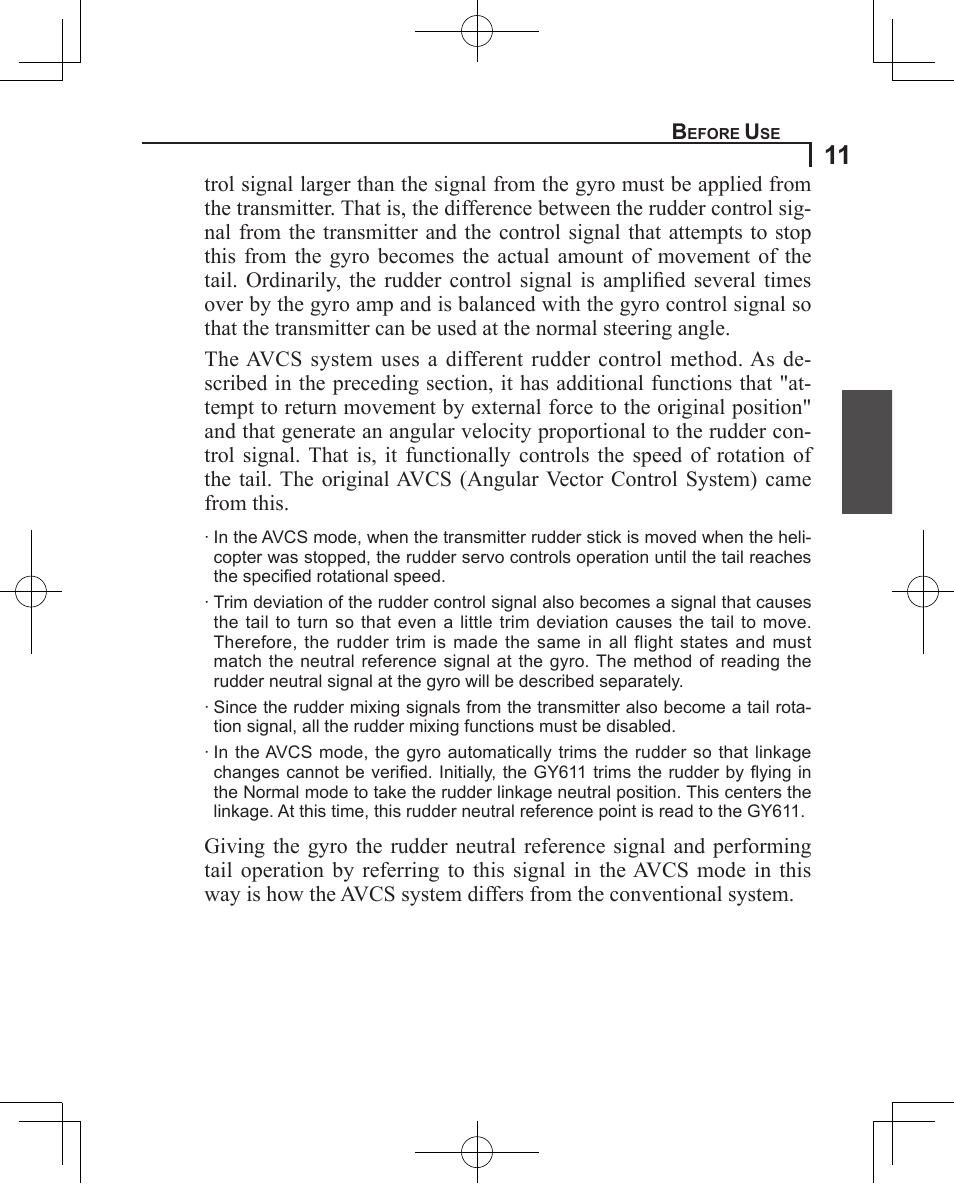 Futaba GY611 User Manual | Page 11 / 43