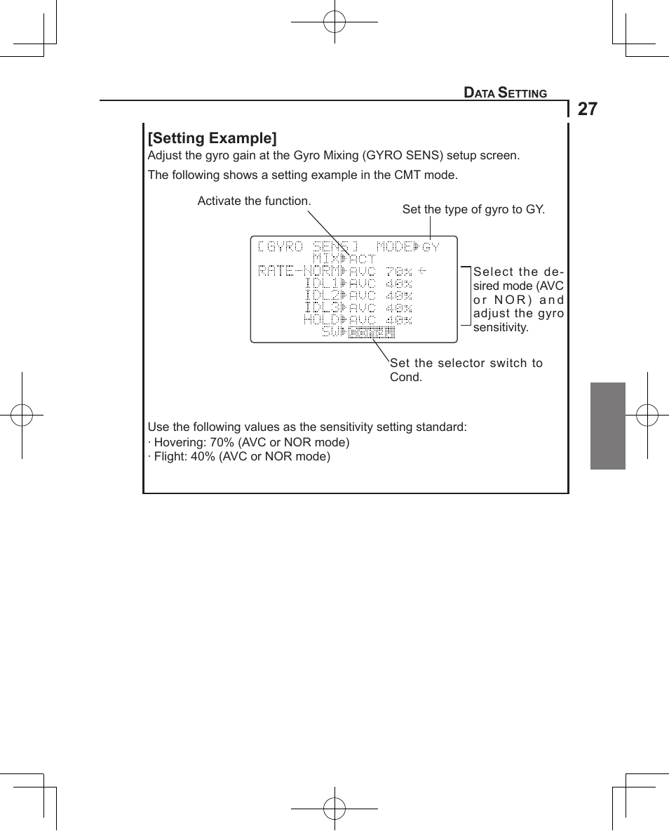 Futaba GY611 User Manual | Page 27 / 43
