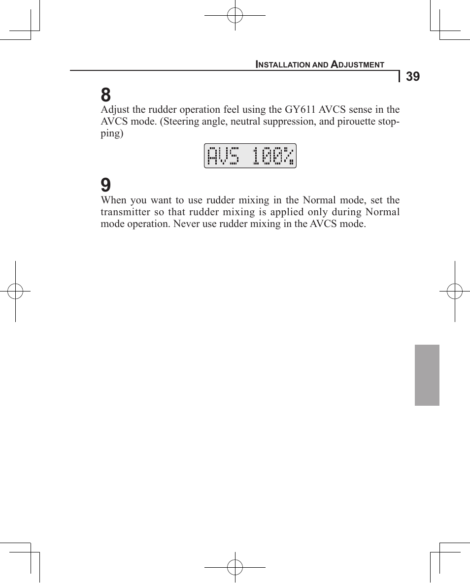 Futaba GY611 User Manual | Page 39 / 43