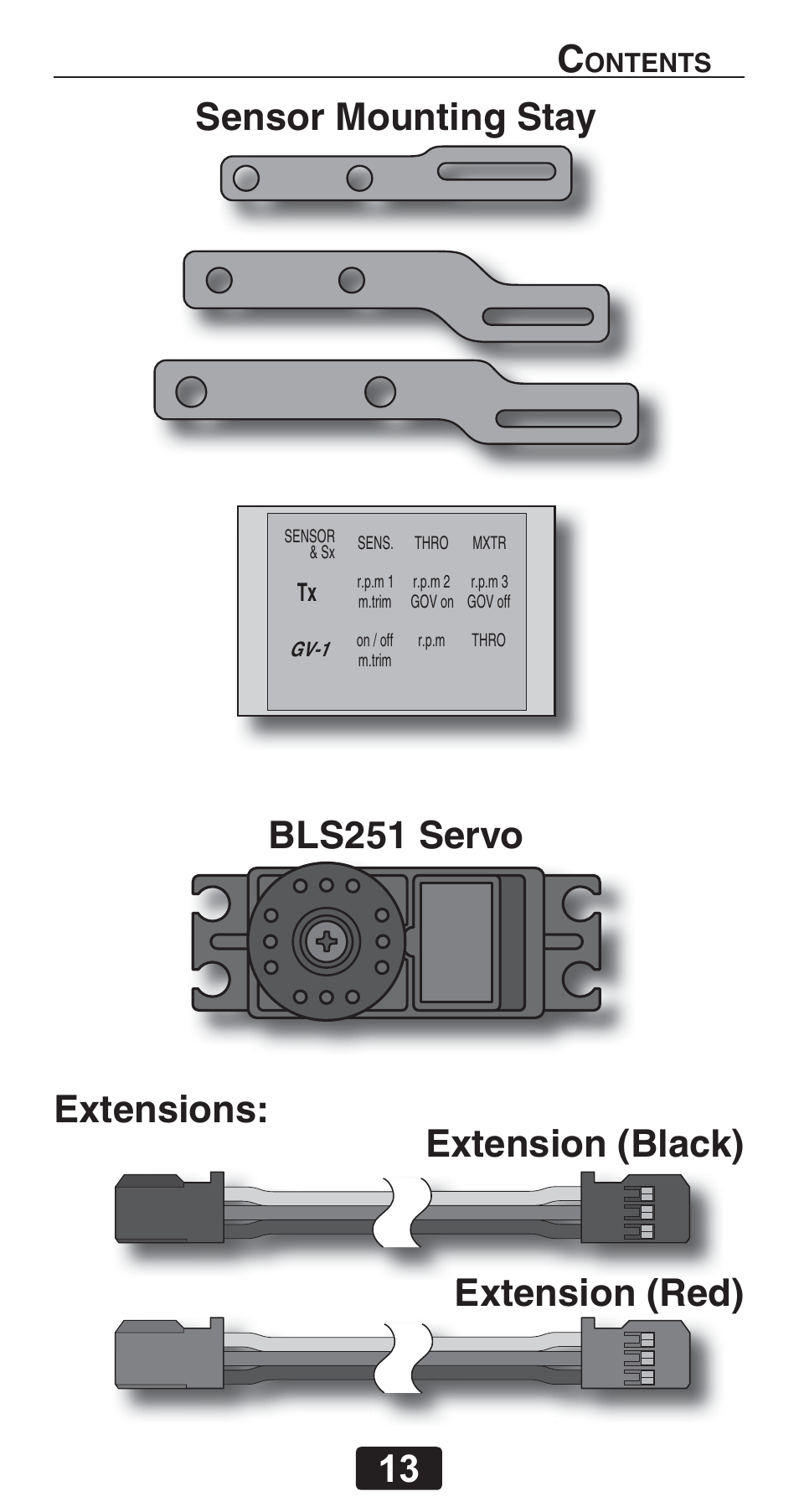 Futaba GY701 User Manual | Page 13 / 79