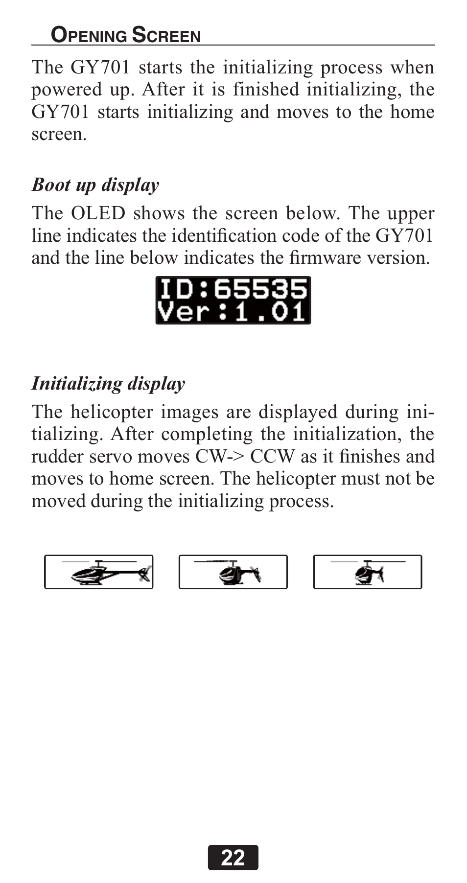 Futaba GY701 User Manual | Page 22 / 79