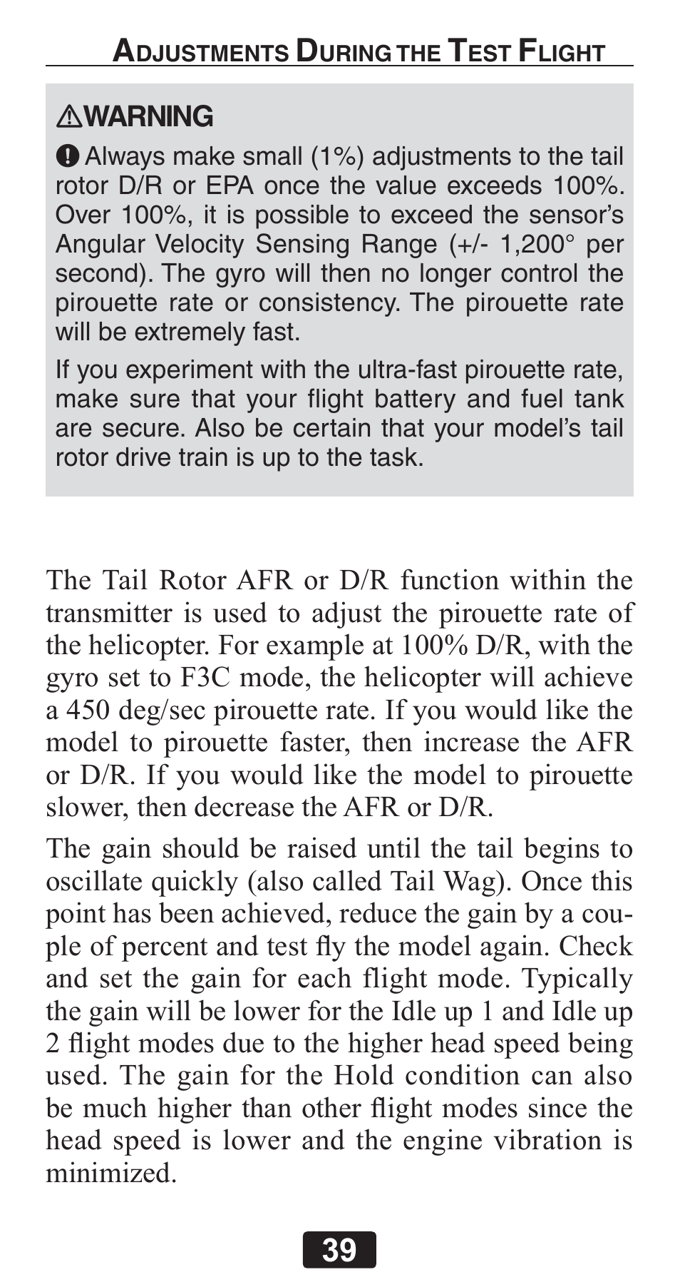 Futaba GY701 User Manual | Page 39 / 79