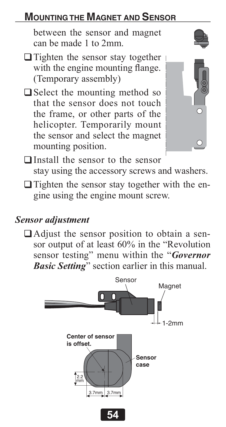 Futaba GY701 User Manual | Page 54 / 79