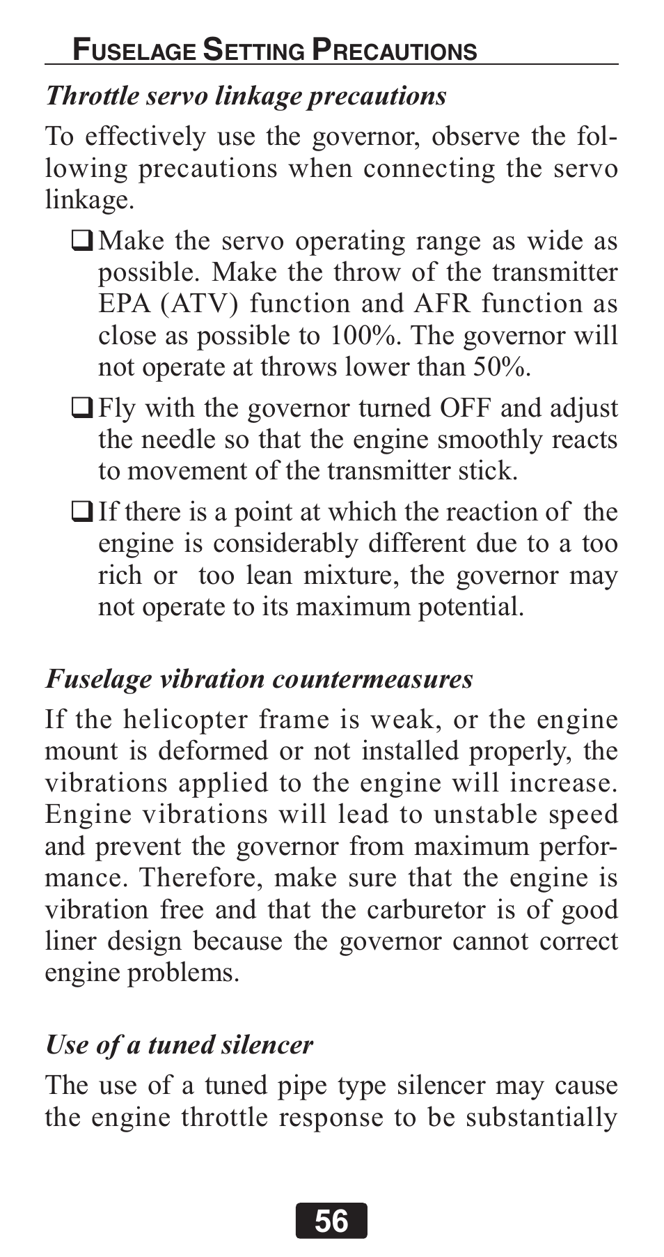 Futaba GY701 User Manual | Page 56 / 79