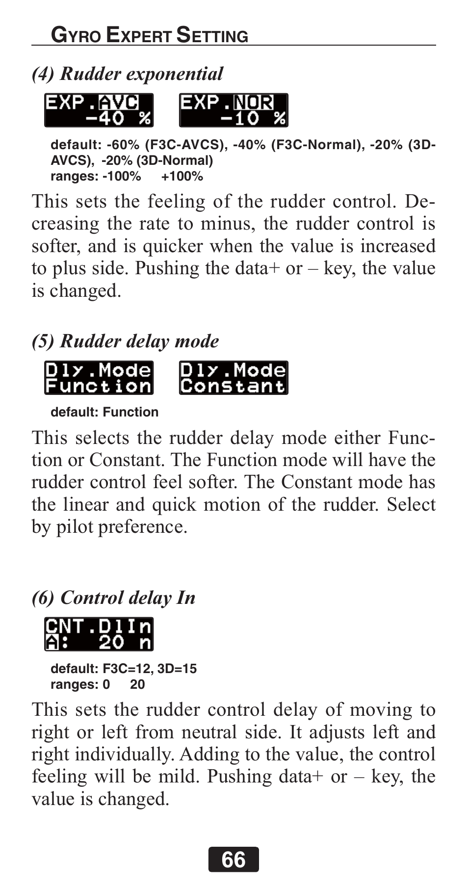 Futaba GY701 User Manual | Page 66 / 79