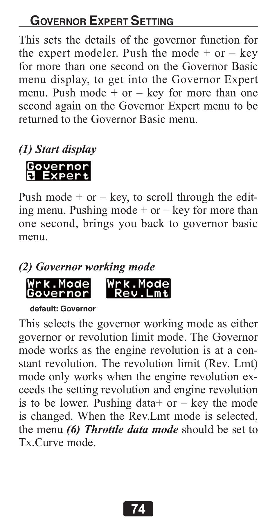 Futaba GY701 User Manual | Page 74 / 79