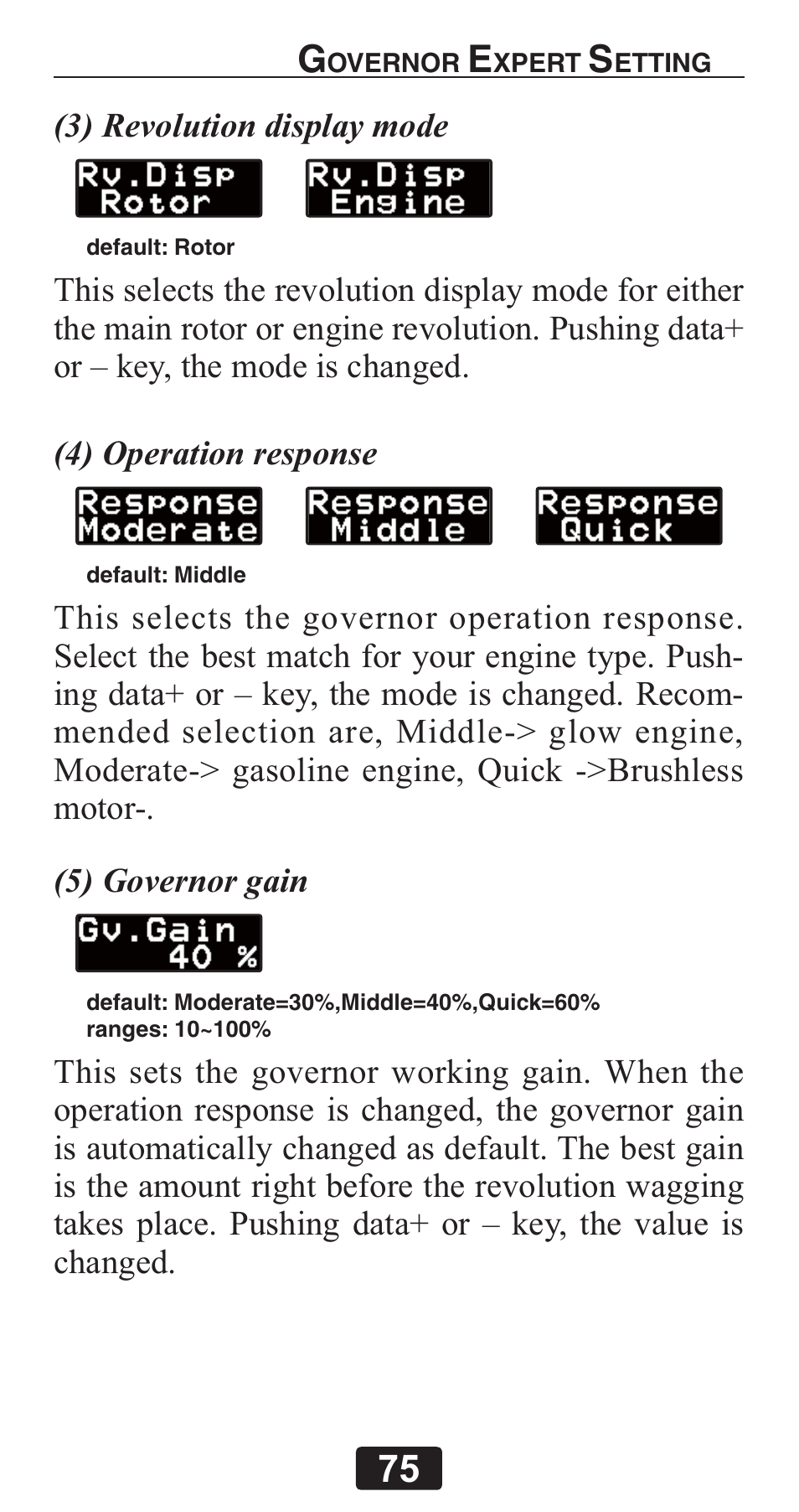 Futaba GY701 User Manual | Page 75 / 79