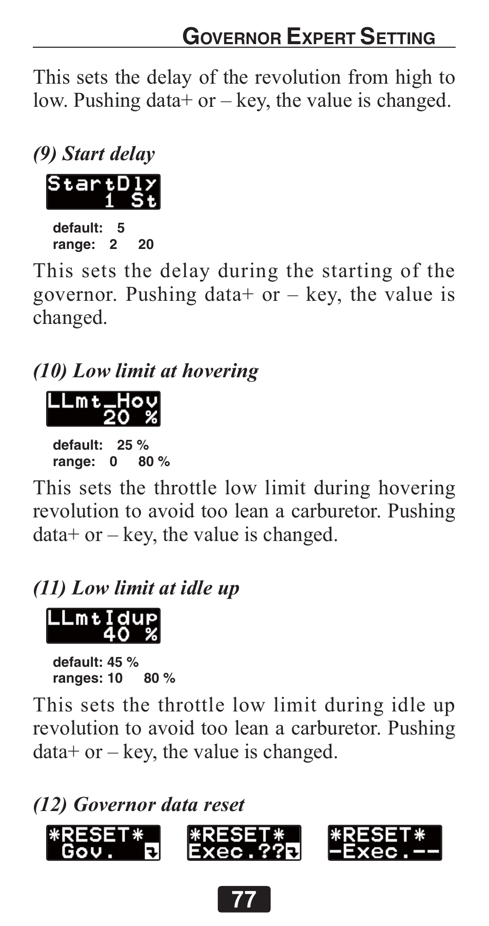 Futaba GY701 User Manual | Page 77 / 79