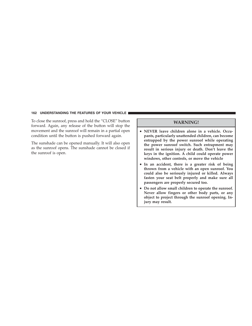 Chrysler 2007 Pacifica User Manual | Page 162 / 464