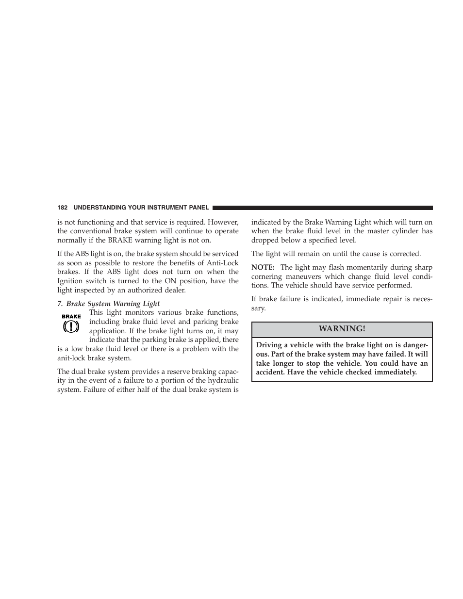 Chrysler 2007 Pacifica User Manual | Page 182 / 464