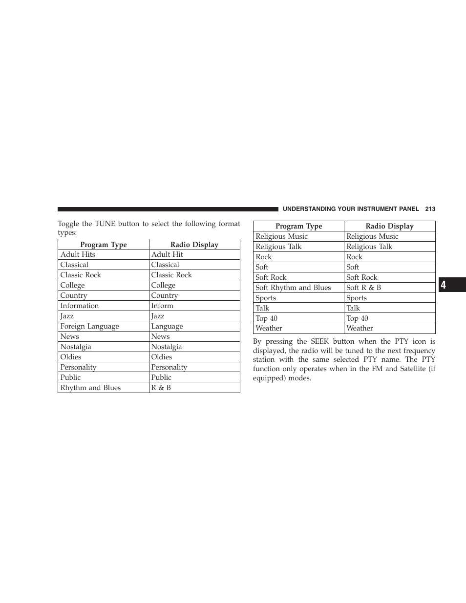 Chrysler 2007 Pacifica User Manual | Page 213 / 464
