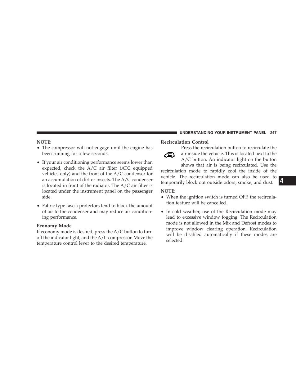 Chrysler 2007 Pacifica User Manual | Page 247 / 464