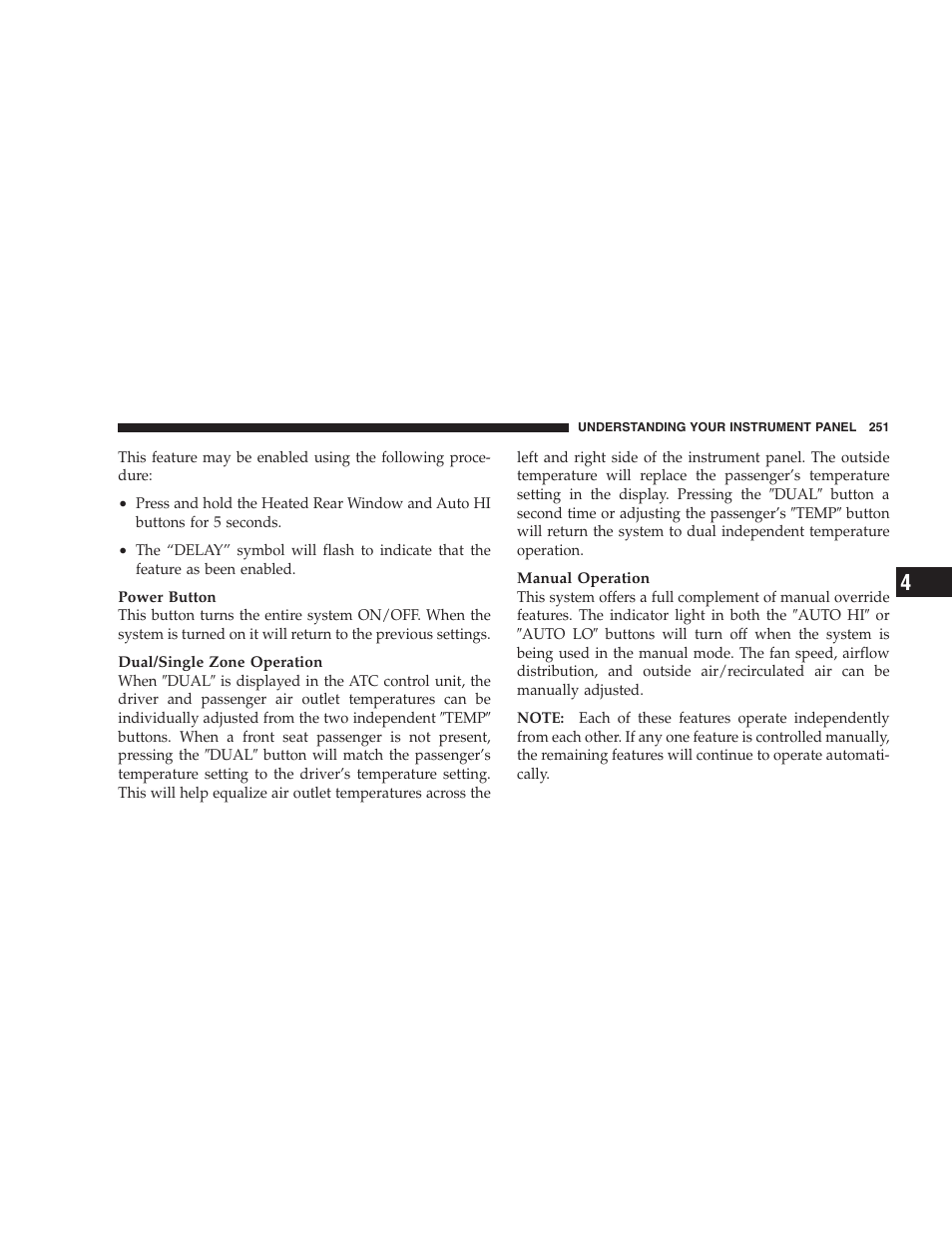 Chrysler 2007 Pacifica User Manual | Page 251 / 464