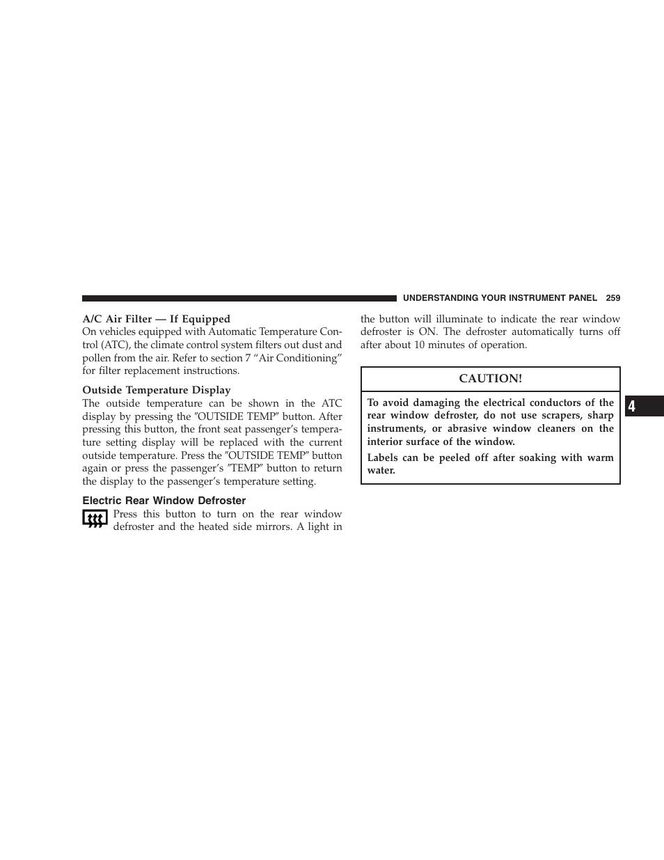 Chrysler 2007 Pacifica User Manual | Page 259 / 464