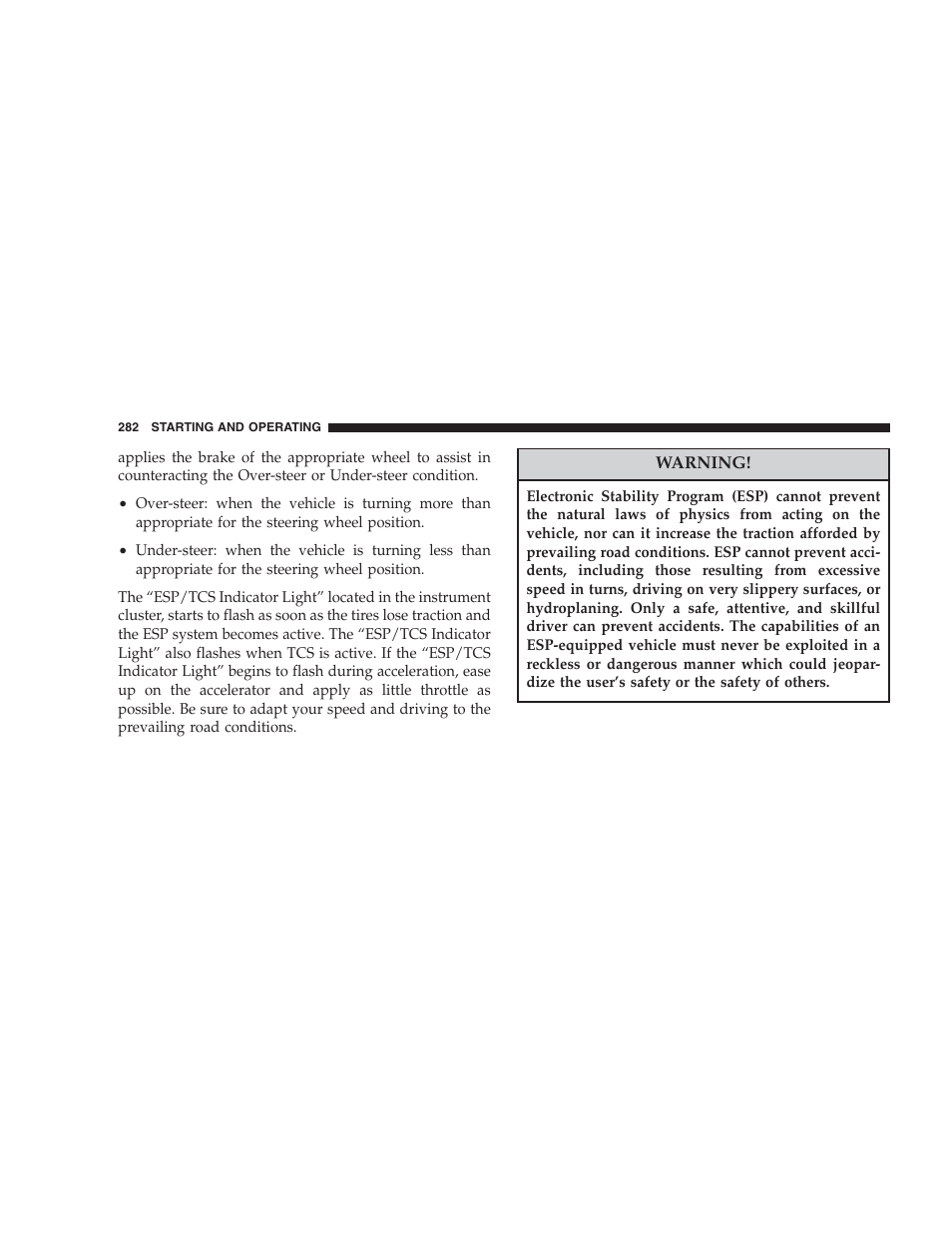 Chrysler 2007 Pacifica User Manual | Page 282 / 464