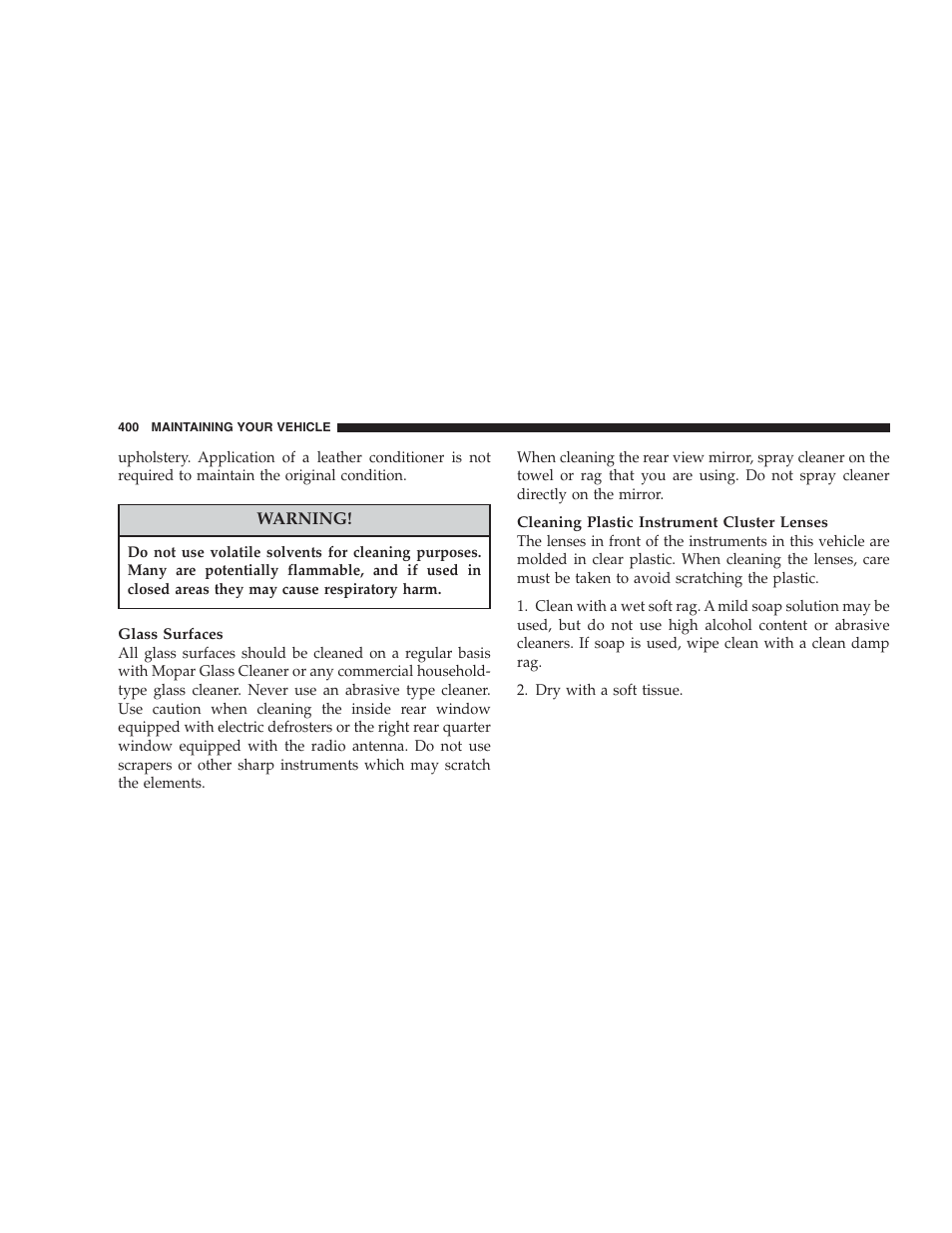 Chrysler 2007 Pacifica User Manual | Page 400 / 464