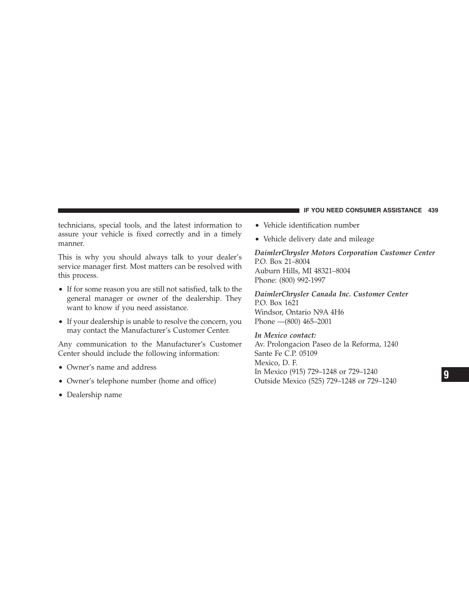 Chrysler 2007 Pacifica User Manual | Page 439 / 464