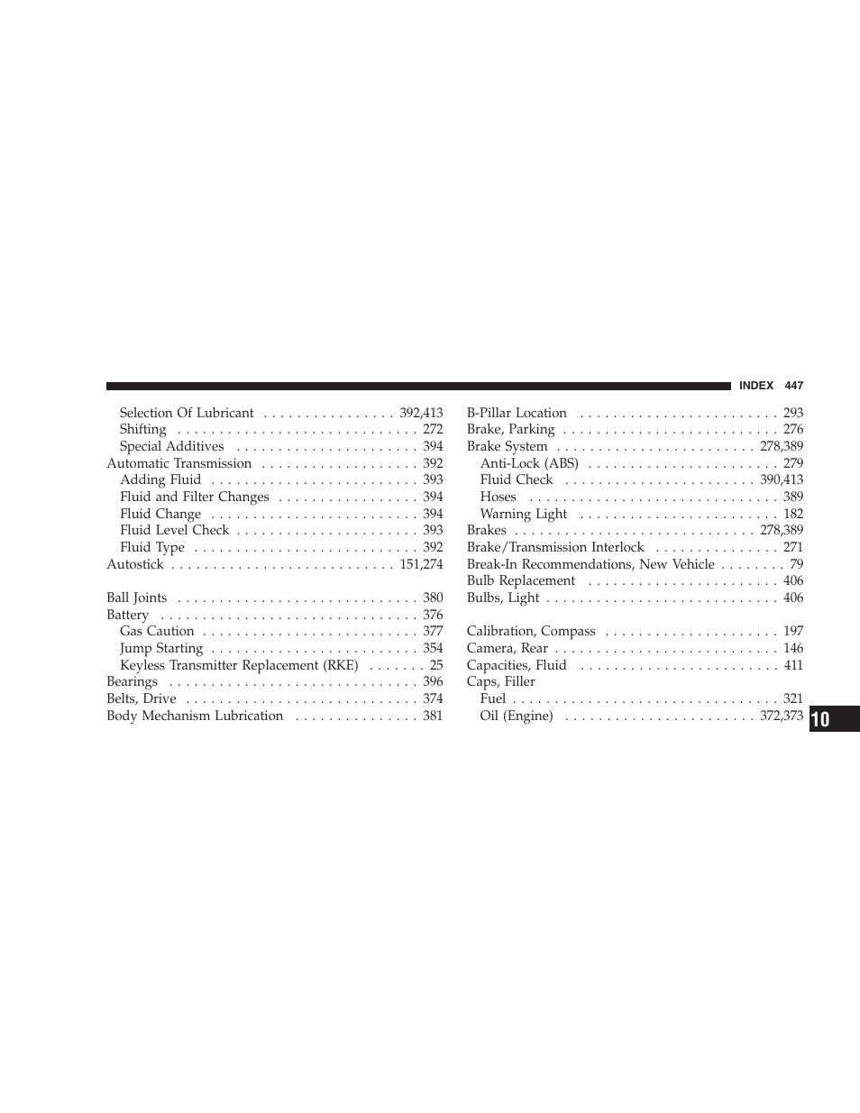 Chrysler 2007 Pacifica User Manual | Page 447 / 464