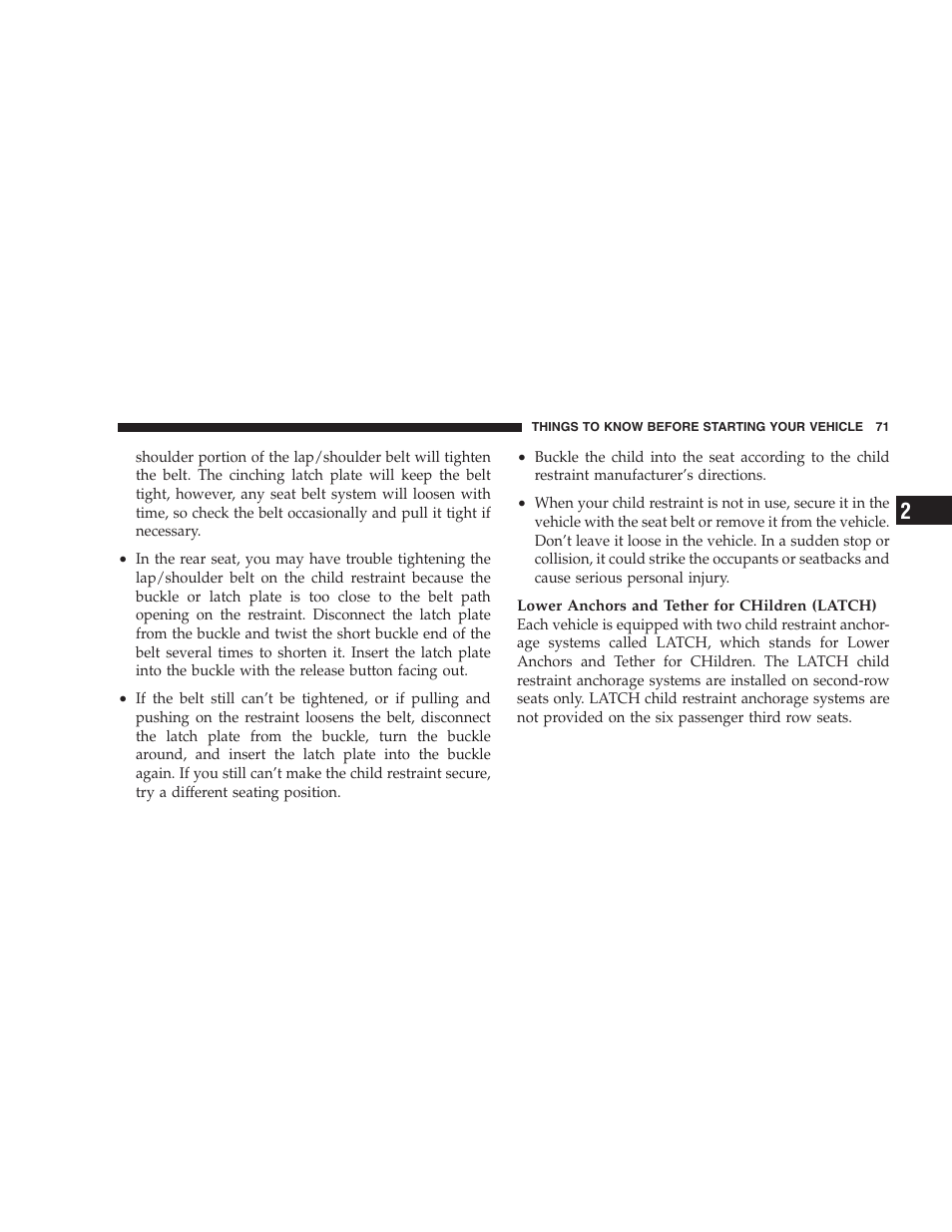 Chrysler 2007 Pacifica User Manual | Page 71 / 464