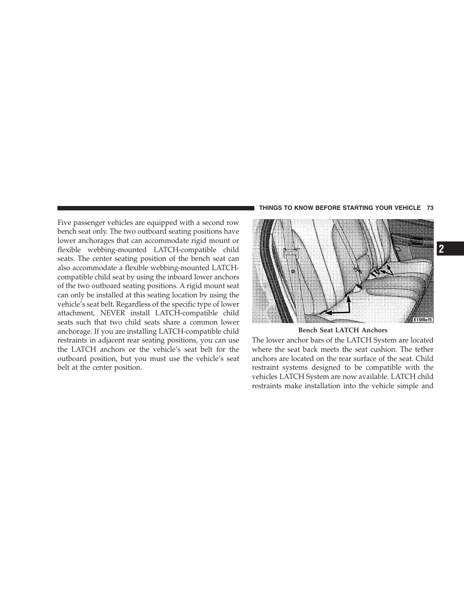Chrysler 2007 Pacifica User Manual | Page 73 / 464
