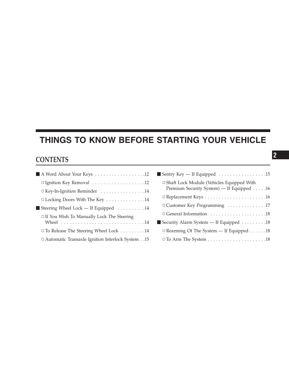 Chrysler 2007 Pacifica User Manual | Page 9 / 464