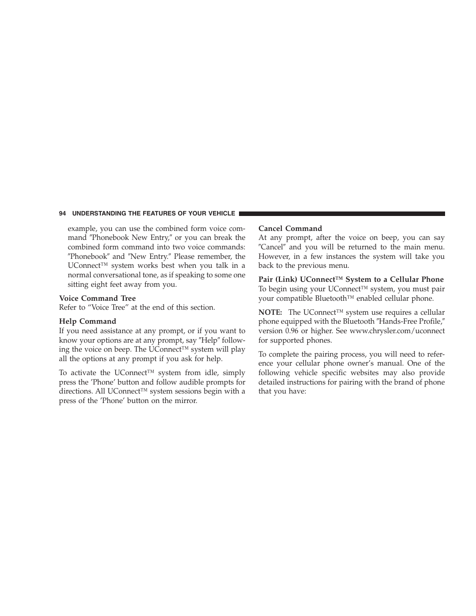 Chrysler 2007 Pacifica User Manual | Page 94 / 464