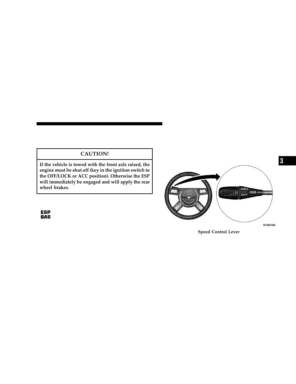 Synchronizing esp, Electronic speed control | Chrysler 2006 300 User Manual | Page 119 / 392