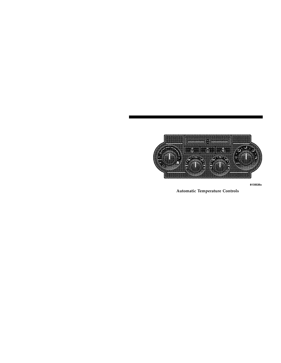 Automatic temperature control, If equipped | Chrysler 2006 300 User Manual | Page 196 / 392