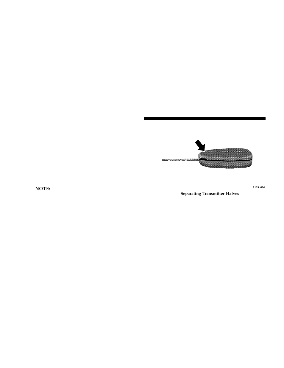 Transmitter battery service | Chrysler 2006 300 User Manual | Page 24 / 392