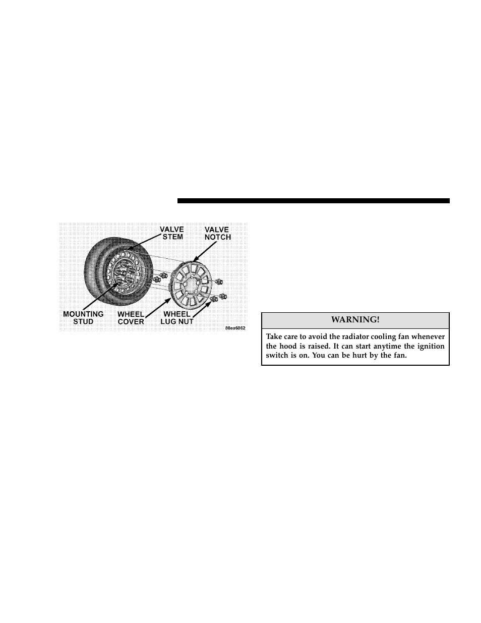 Wheel cover installation (if required), Jump-starting procedures if battery is low | Chrysler 2006 300 User Manual | Page 282 / 392