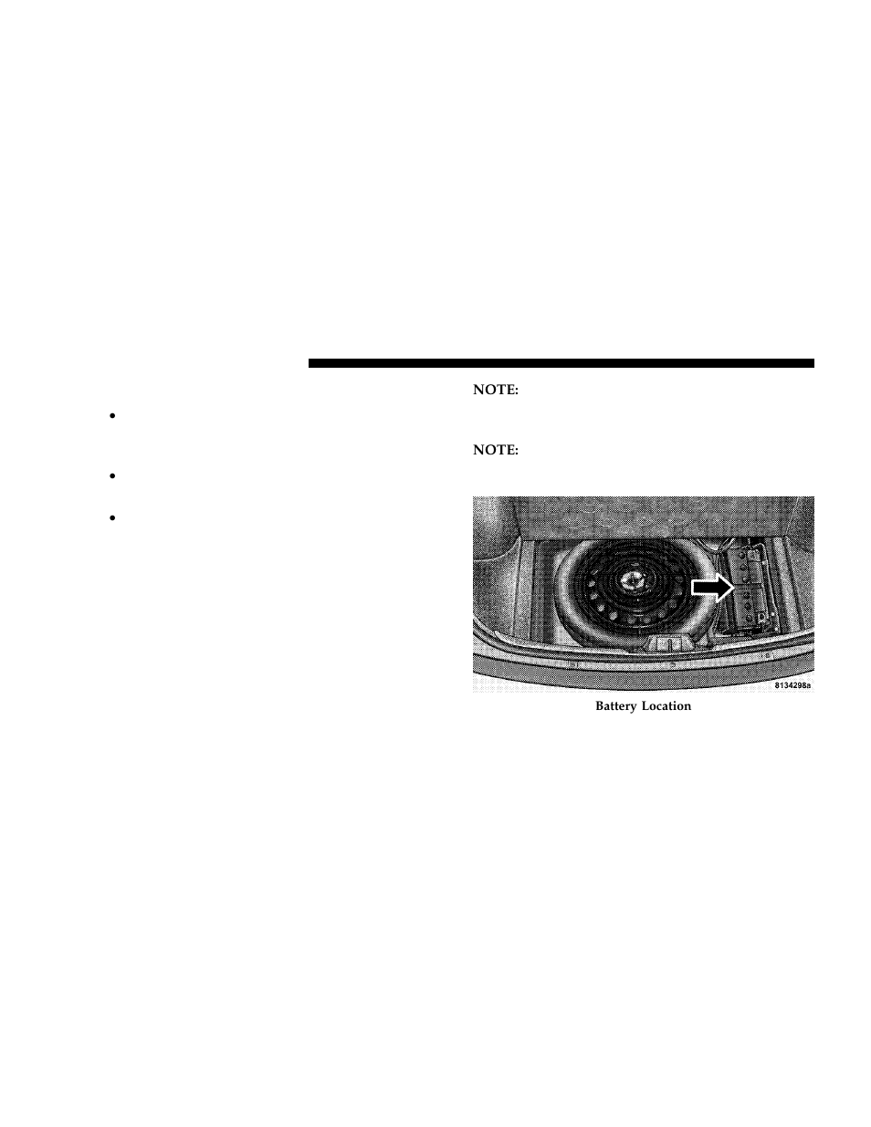 Maintenance-free battery | Chrysler 2006 300 User Manual | Page 306 / 392