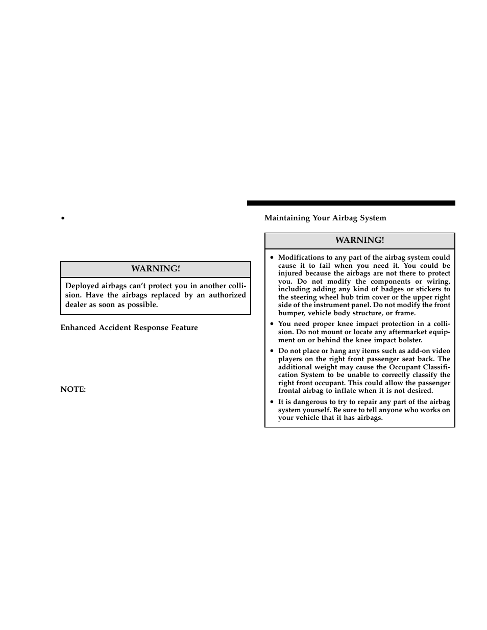 Chrysler 2006 300 User Manual | Page 50 / 392
