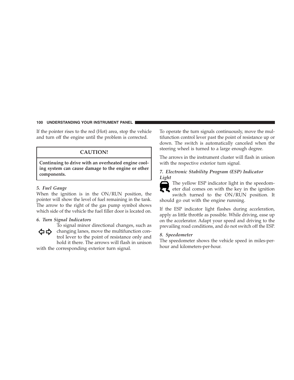 Chrysler Crossfire SRT6 User Manual | Page 100 / 280