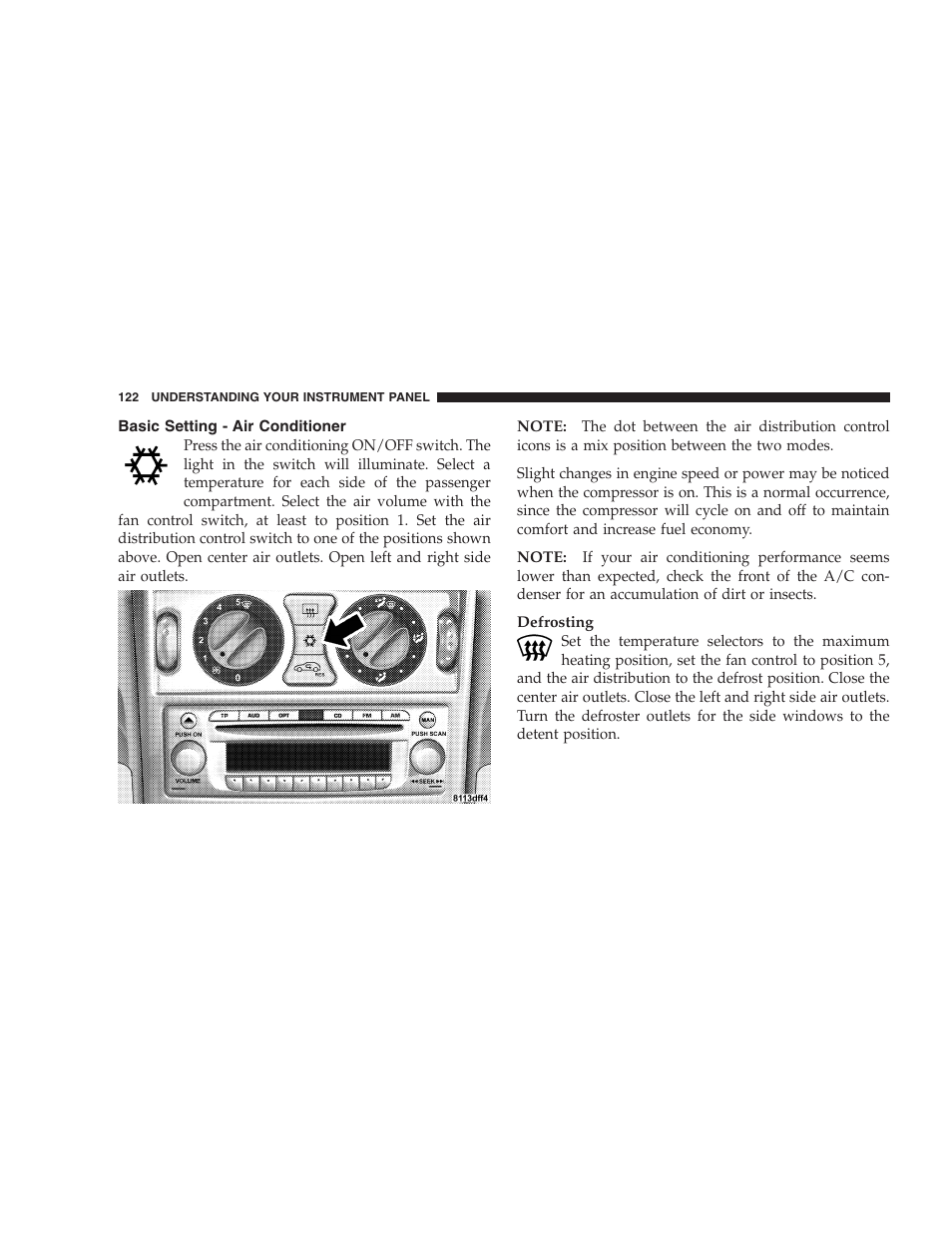 Chrysler Crossfire SRT6 User Manual | Page 122 / 280