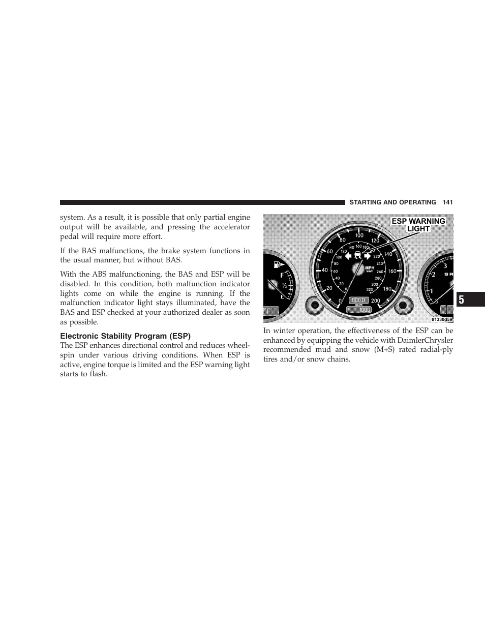 Chrysler Crossfire SRT6 User Manual | Page 141 / 280