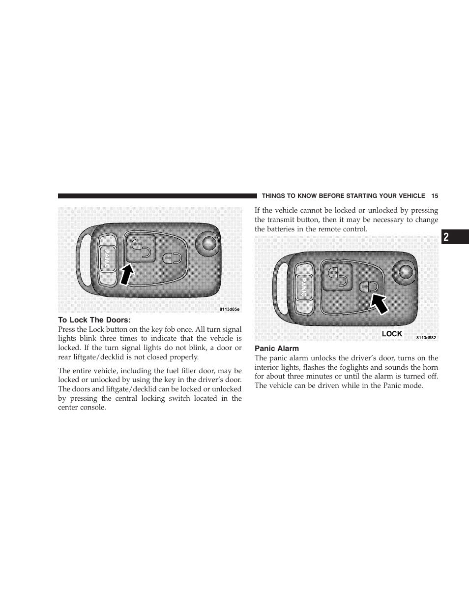 Chrysler Crossfire SRT6 User Manual | Page 15 / 280