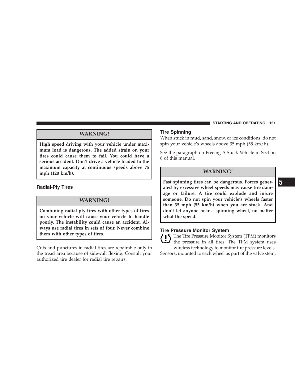 Chrysler Crossfire SRT6 User Manual | Page 151 / 280