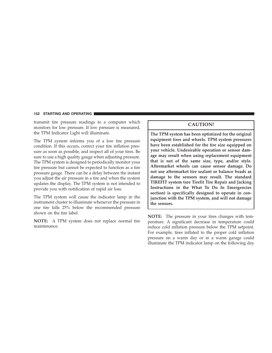 Chrysler Crossfire SRT6 User Manual | Page 152 / 280