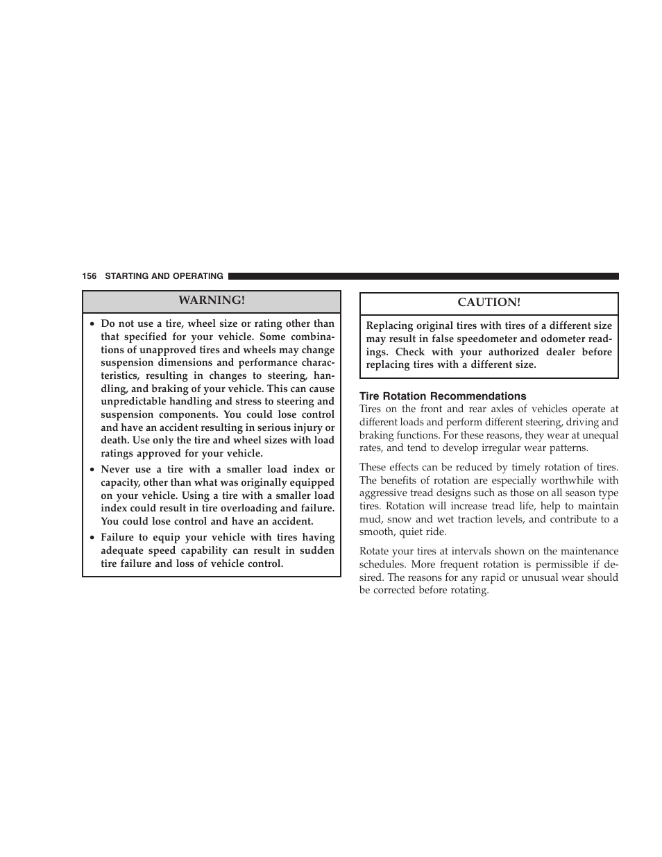 Chrysler Crossfire SRT6 User Manual | Page 156 / 280
