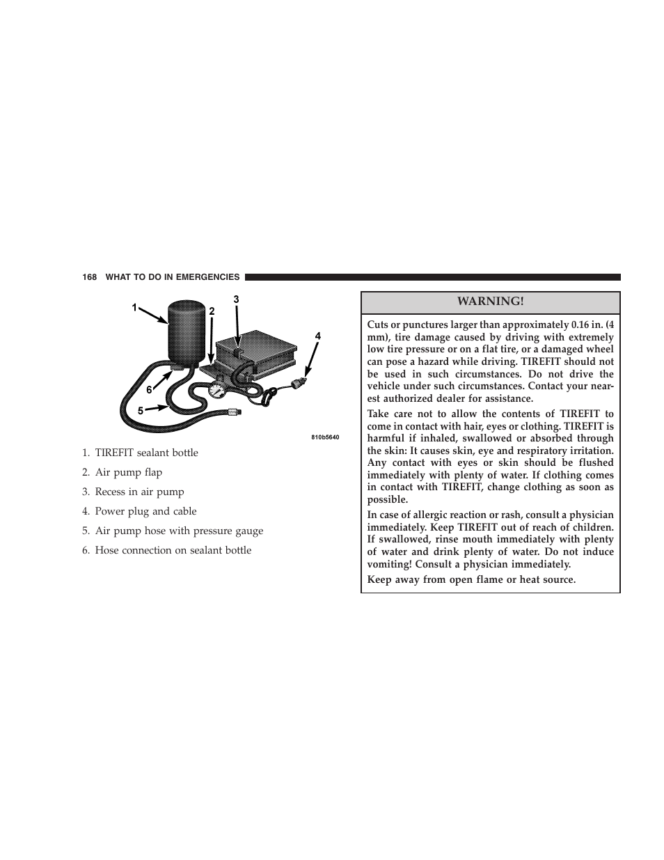 Chrysler Crossfire SRT6 User Manual | Page 168 / 280