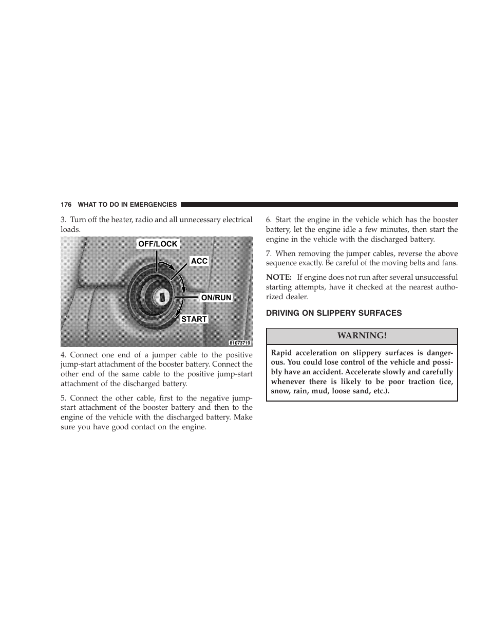 Chrysler Crossfire SRT6 User Manual | Page 176 / 280