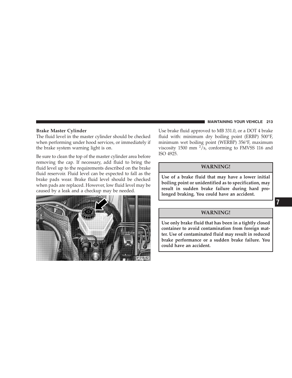 Chrysler Crossfire SRT6 User Manual | Page 213 / 280