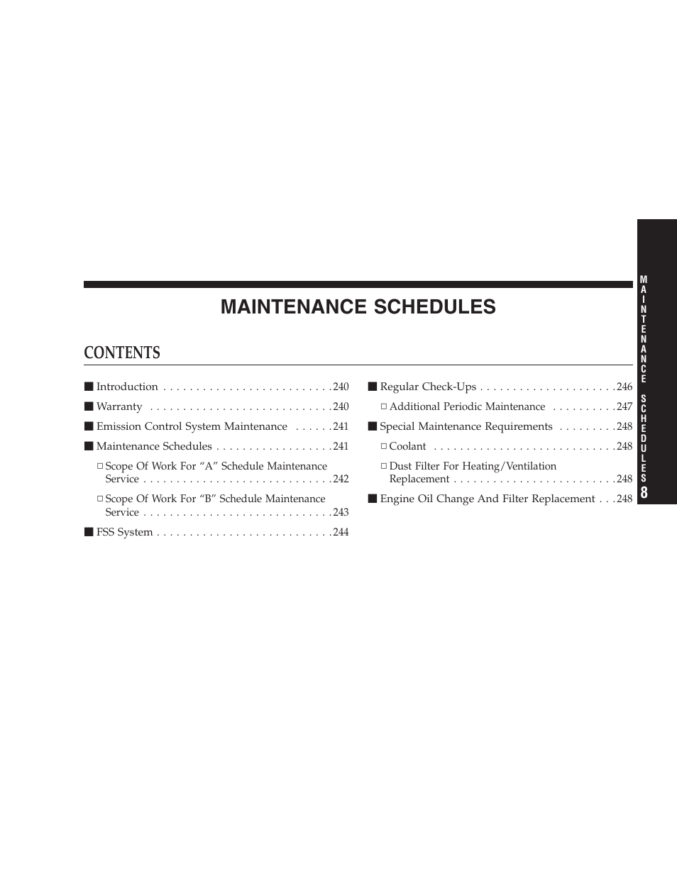 Chrysler Crossfire SRT6 User Manual | Page 239 / 280