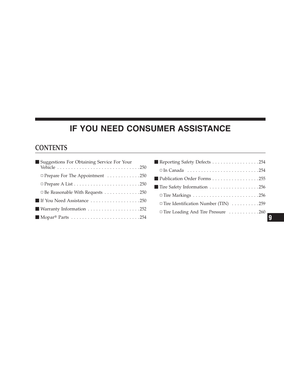 Chrysler Crossfire SRT6 User Manual | Page 249 / 280