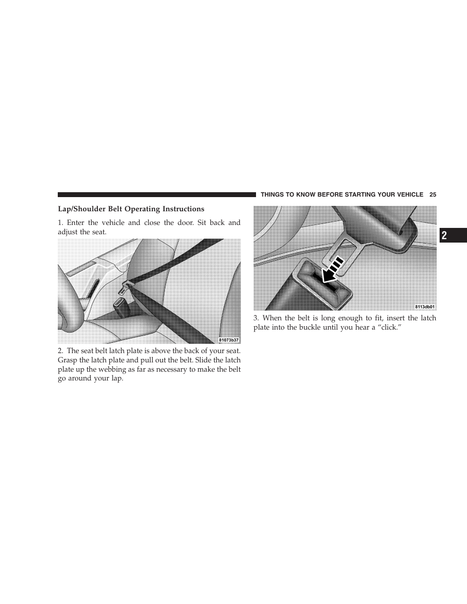 Chrysler Crossfire SRT6 User Manual | Page 25 / 280