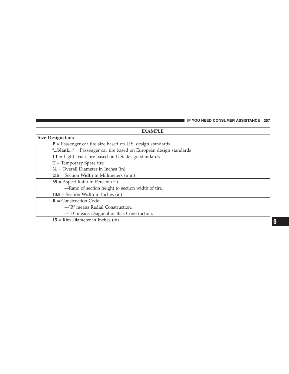 Chrysler Crossfire SRT6 User Manual | Page 257 / 280