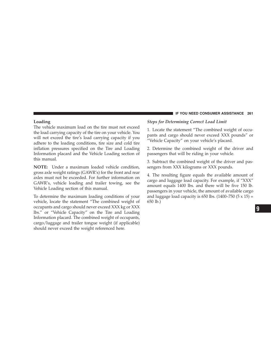 Chrysler Crossfire SRT6 User Manual | Page 261 / 280