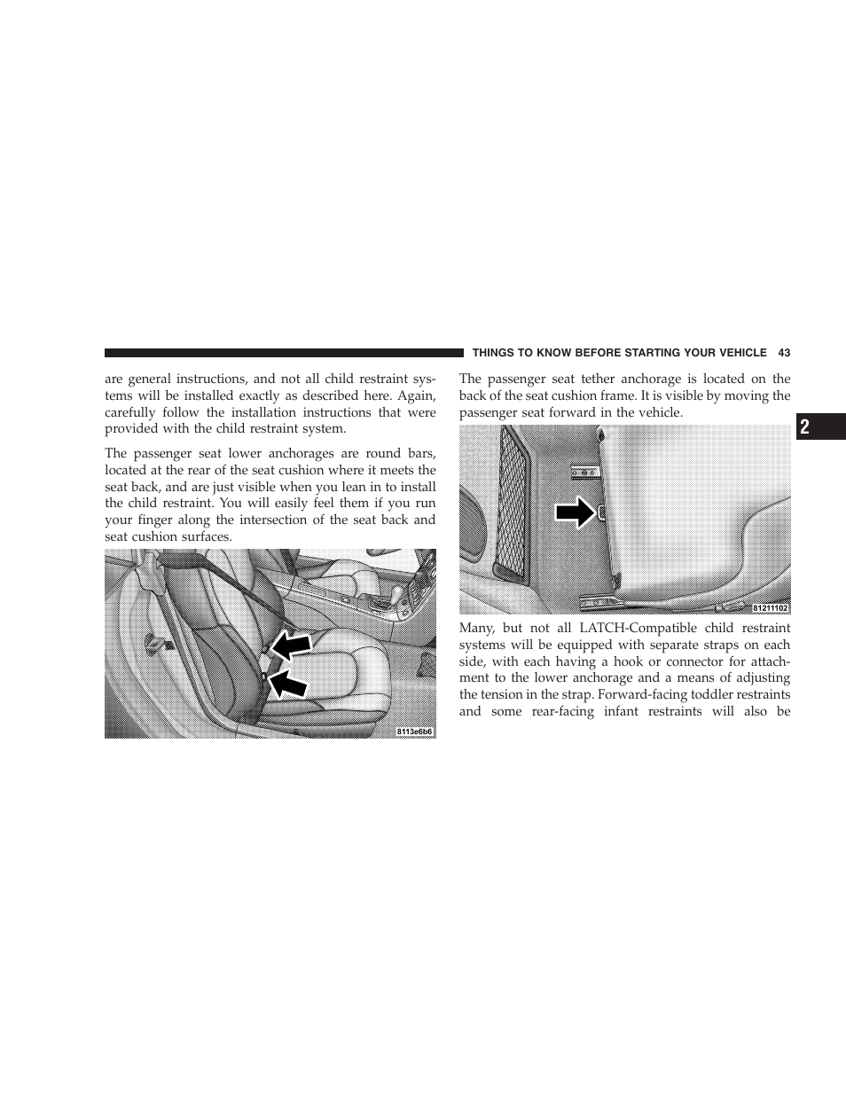 Chrysler Crossfire SRT6 User Manual | Page 43 / 280